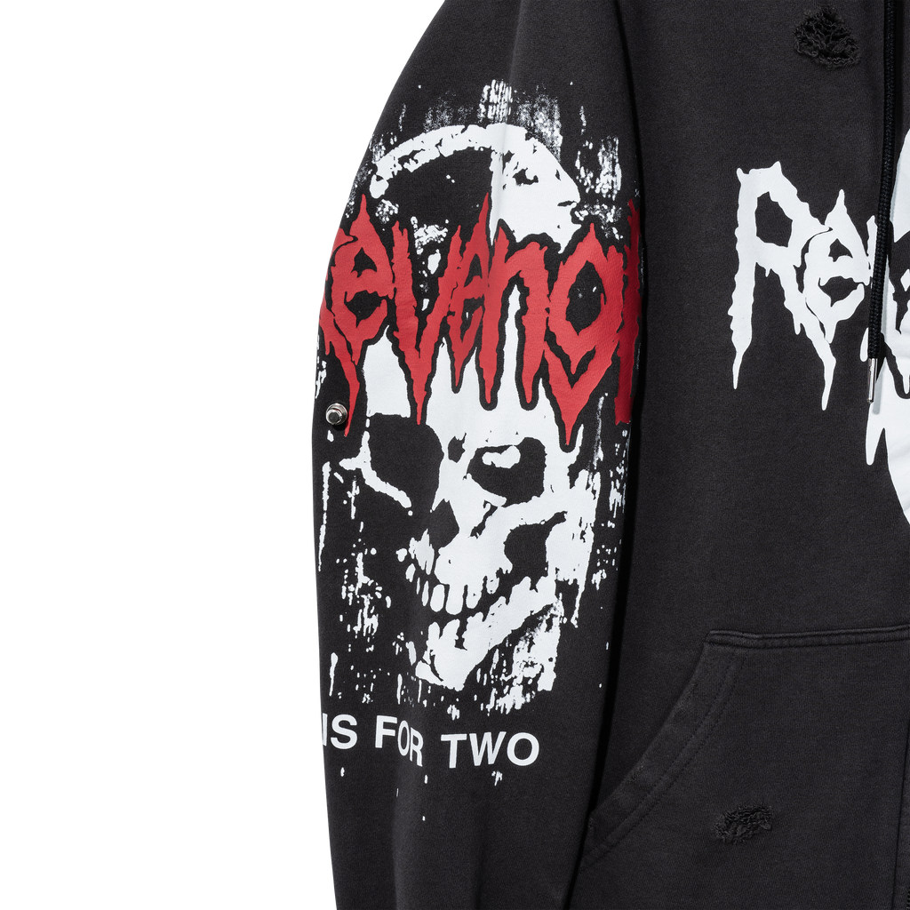 ABERRATED RECONSTRUCTED ZIP BLACK