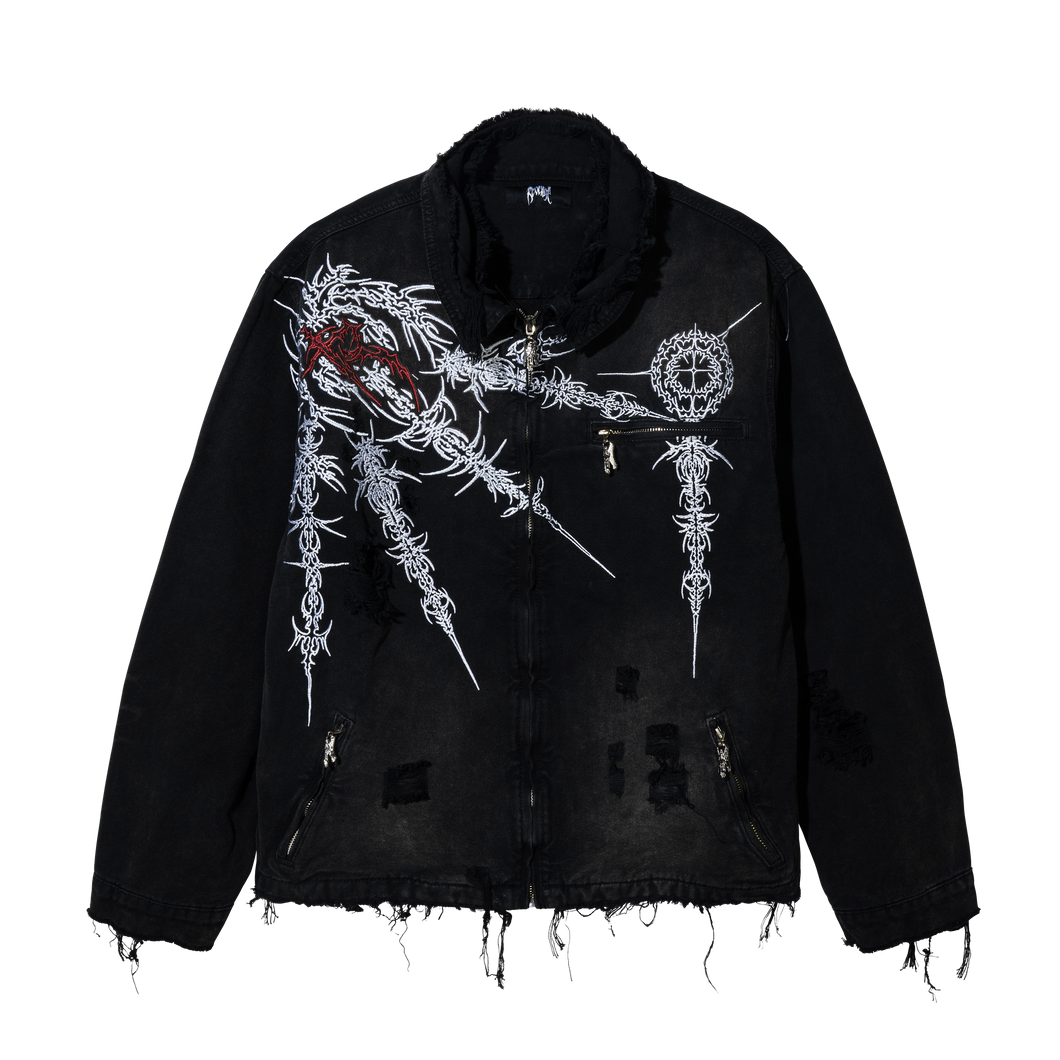 SIGIL WORK JACKET THRASHED BLACK