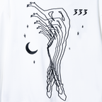 MANIFEST EMBROIDERED FUR ZIP WHITE