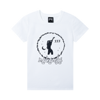 THE MOON, BABY TEE WHITE