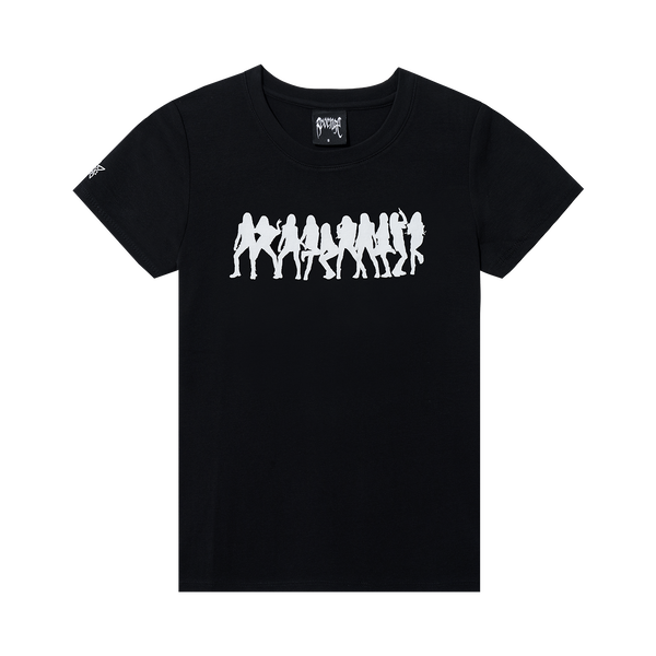 <3ri BABY TEE BLACK