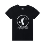 THE MOON, BABY TEE BLACK
