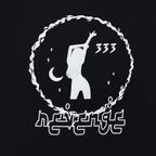 THE MOON, BABY TEE BLACK