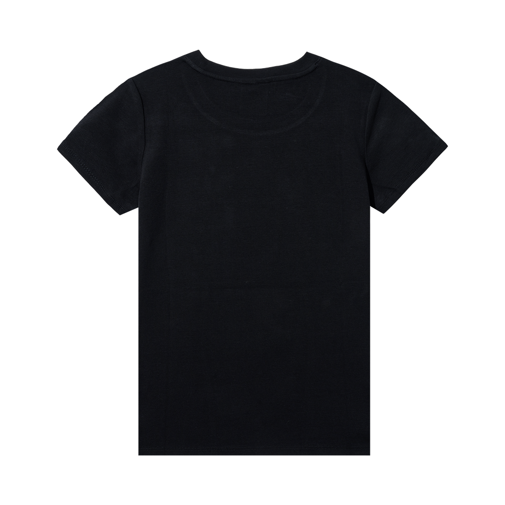 THE MOON, BABY TEE BLACK
