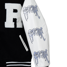 Load image into Gallery viewer, LEGACY VARSITY JACKET BLACK/WHITE

