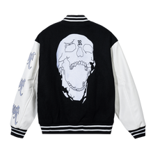 Load image into Gallery viewer, LEGACY VARSITY JACKET BLACK/WHITE
