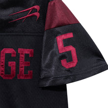 Load image into Gallery viewer, ROSE FOOTBALL JERSEY BLACK/RED
