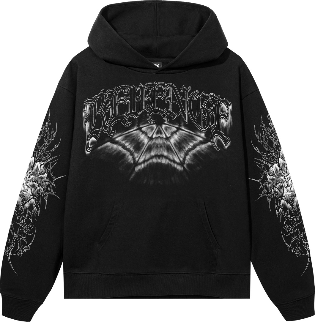 SERAPH HOODIE BLACK/LIGHT GREY