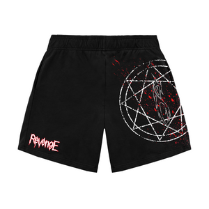 CULT SHORTS BLACK/RED