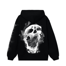 Load image into Gallery viewer, SMOKE LIGHTNING LOGO HOODIE BLACK
