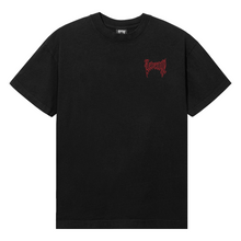 Load image into Gallery viewer, SO BELOW TEE BLACK/RED
