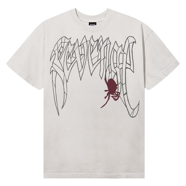 SPIDER ARCH TEE CEMENT/RED