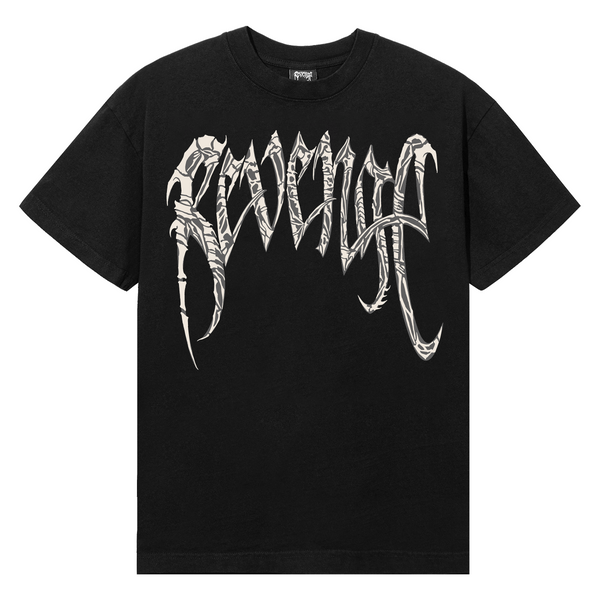 SPINAL ARCH LOGO GLOW TEE BLACK