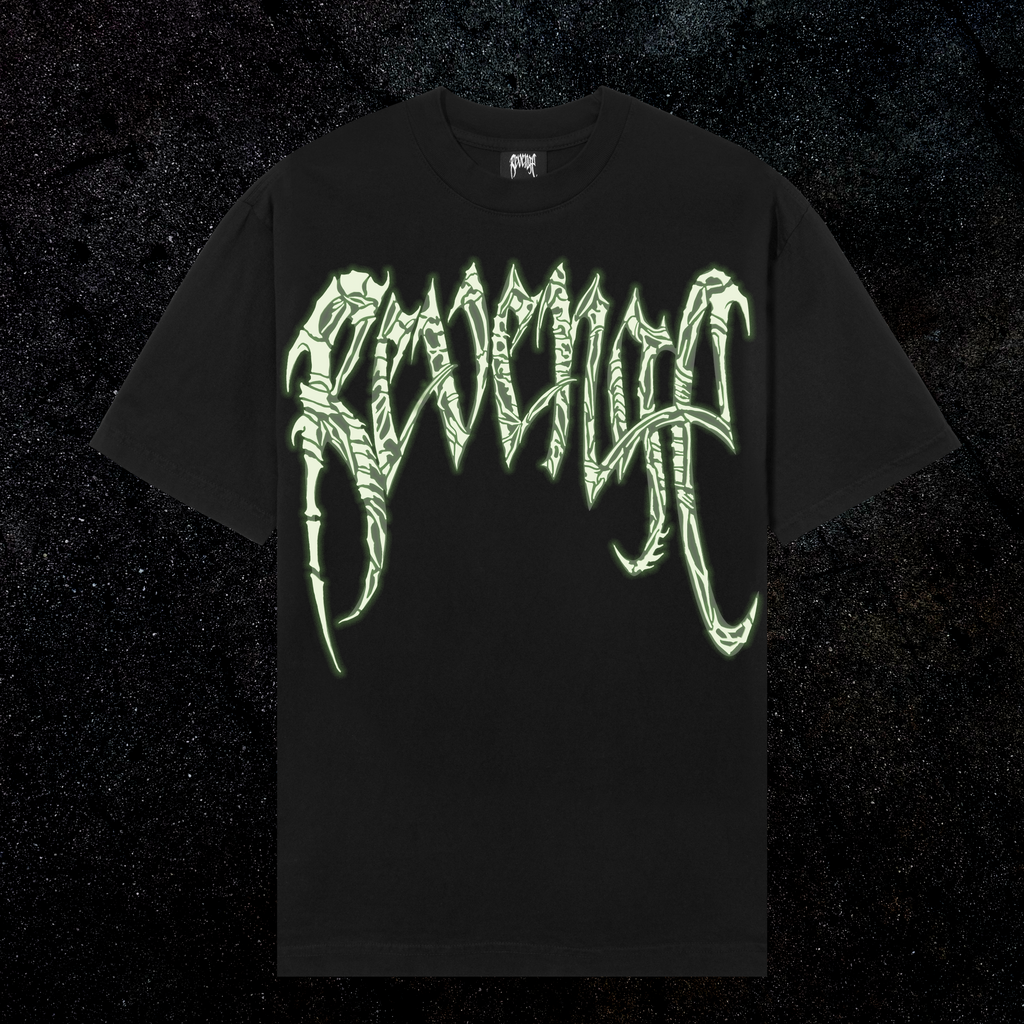 SPINAL ARCH LOGO GLOW TEE BLACK