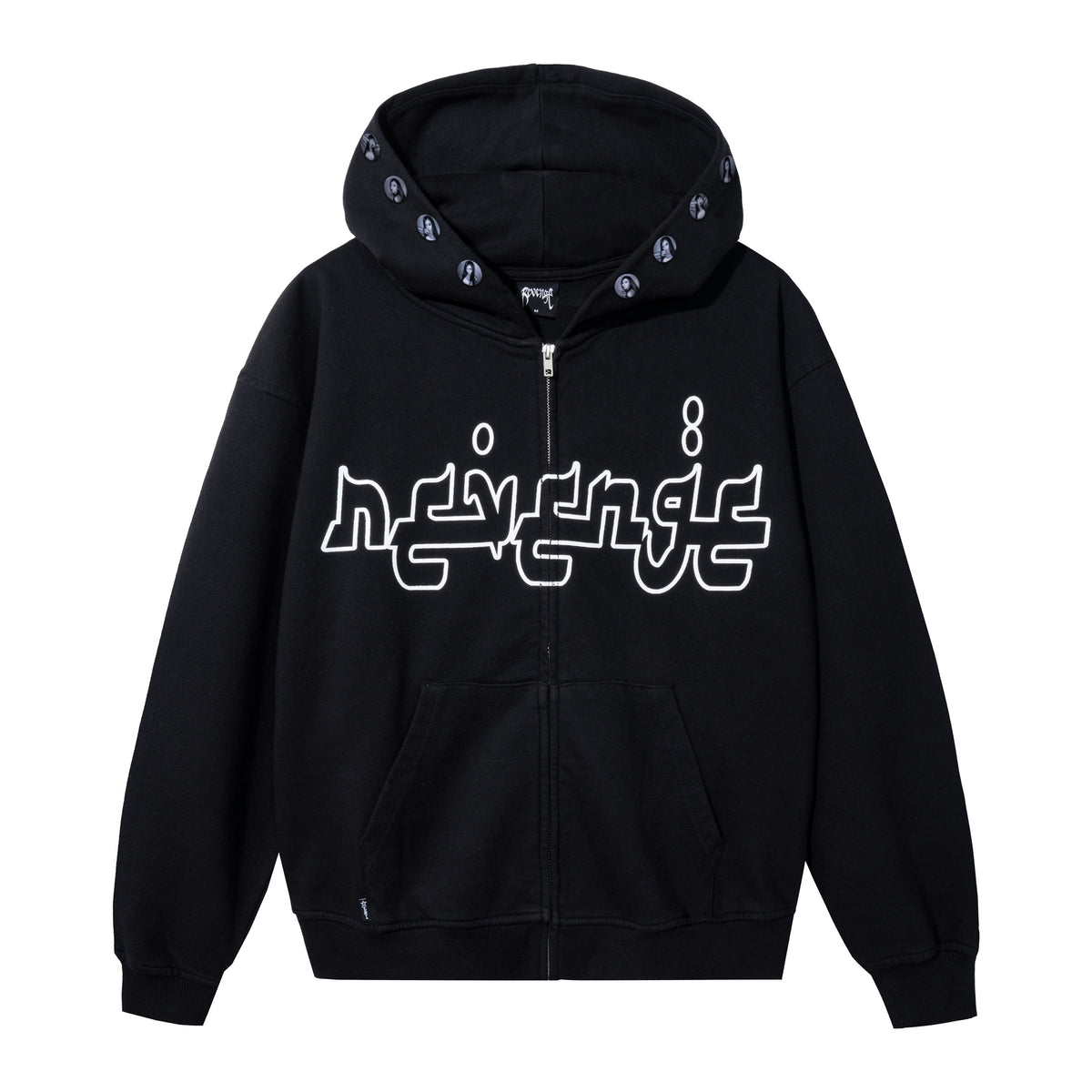STAR ZIP BLACK