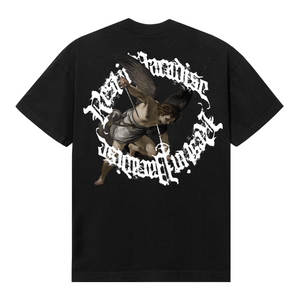 ST. MICHAEL TEE BLACK/WHITE – Revenge Official