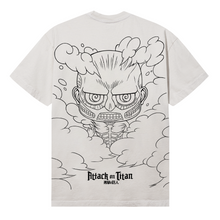 Load image into Gallery viewer, TITAN ARCH LOGO TEE CEMENT/BLACK
