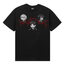 Load image into Gallery viewer, TRIO LIGHTNING TEE BLACK/RED

