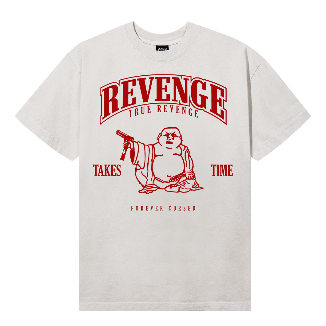 TRU REVENGE TEE CEMENT/RED
