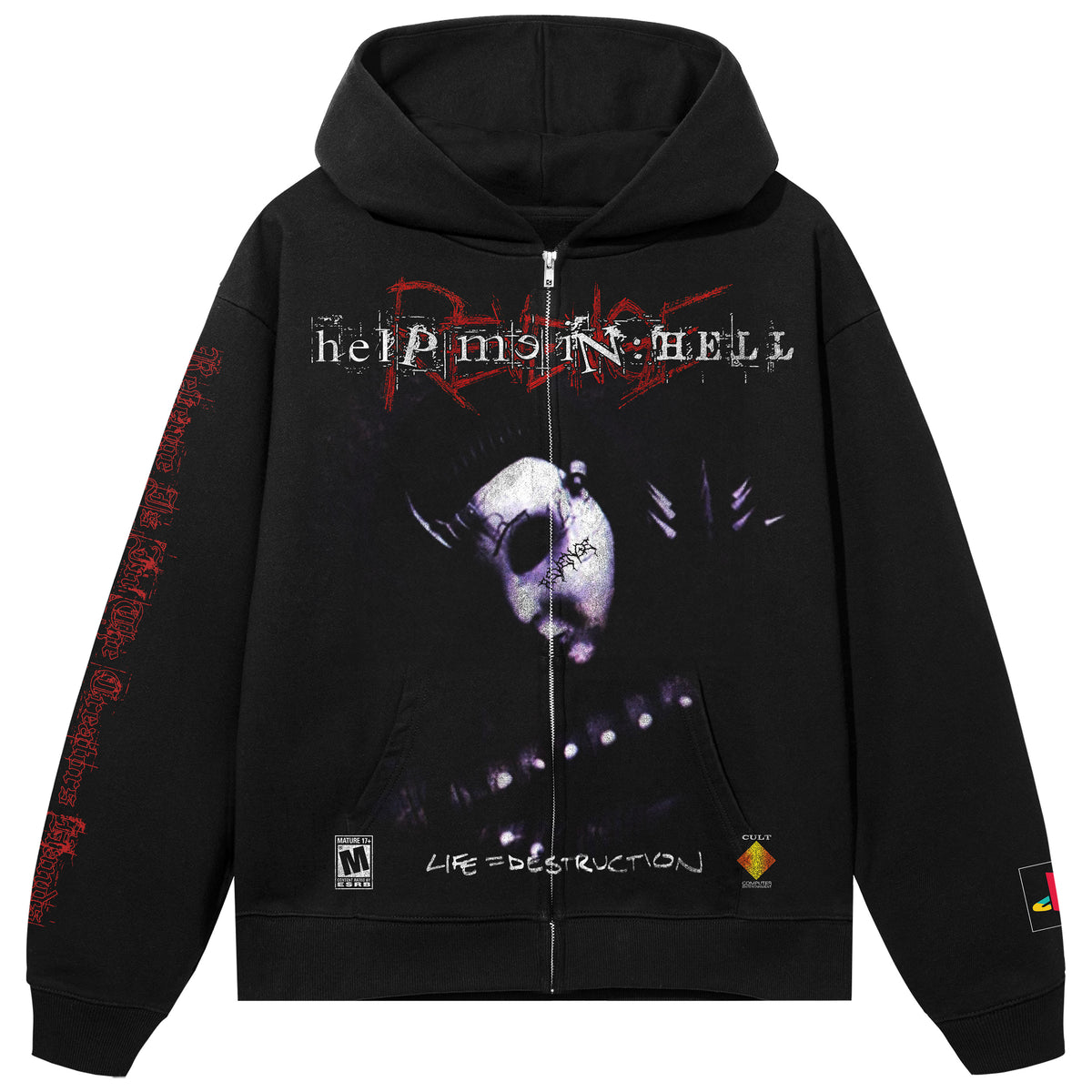 TWISTED ZIP BLACK