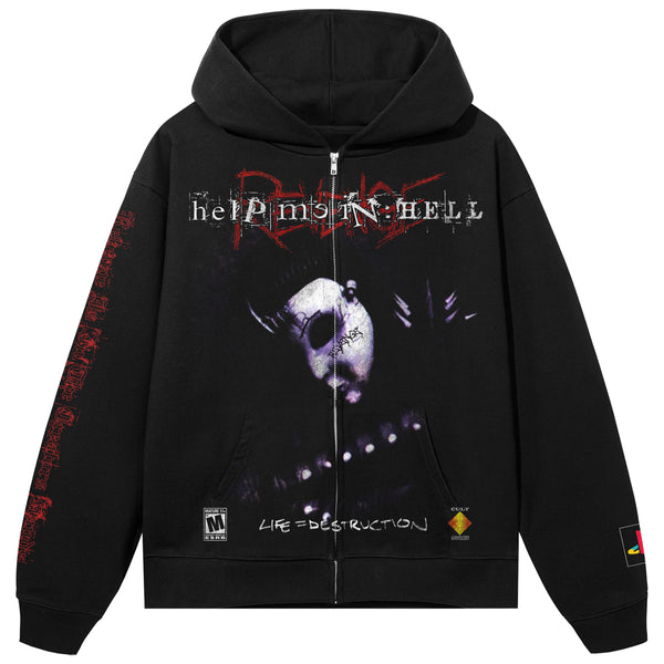 TWISTED ZIP BLACK