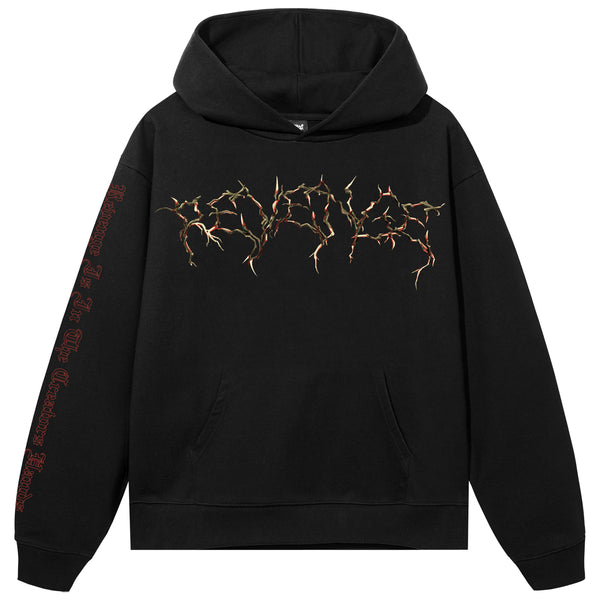 ZOMBIE LIGHTNING HOODIE BLACK