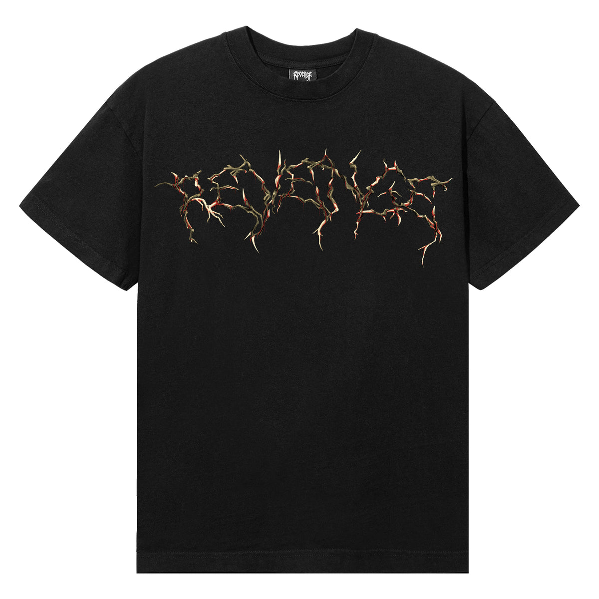 ZOMBIE LIGHTNING TEE BLACK