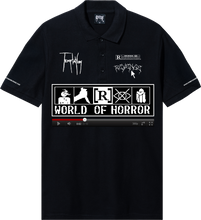 Load image into Gallery viewer, HORROR POLO BLACK
