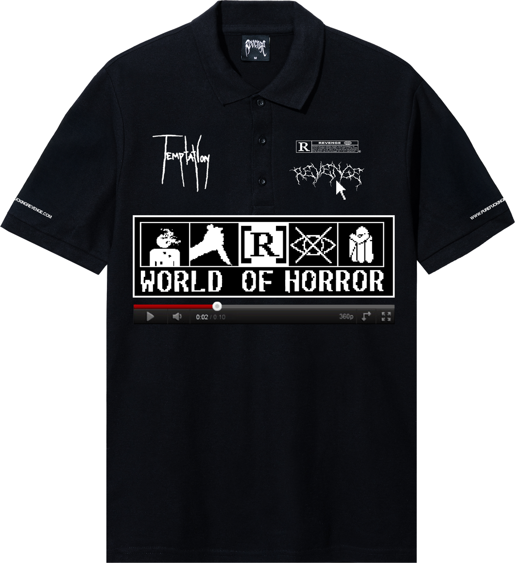 HORROR POLO BLACK