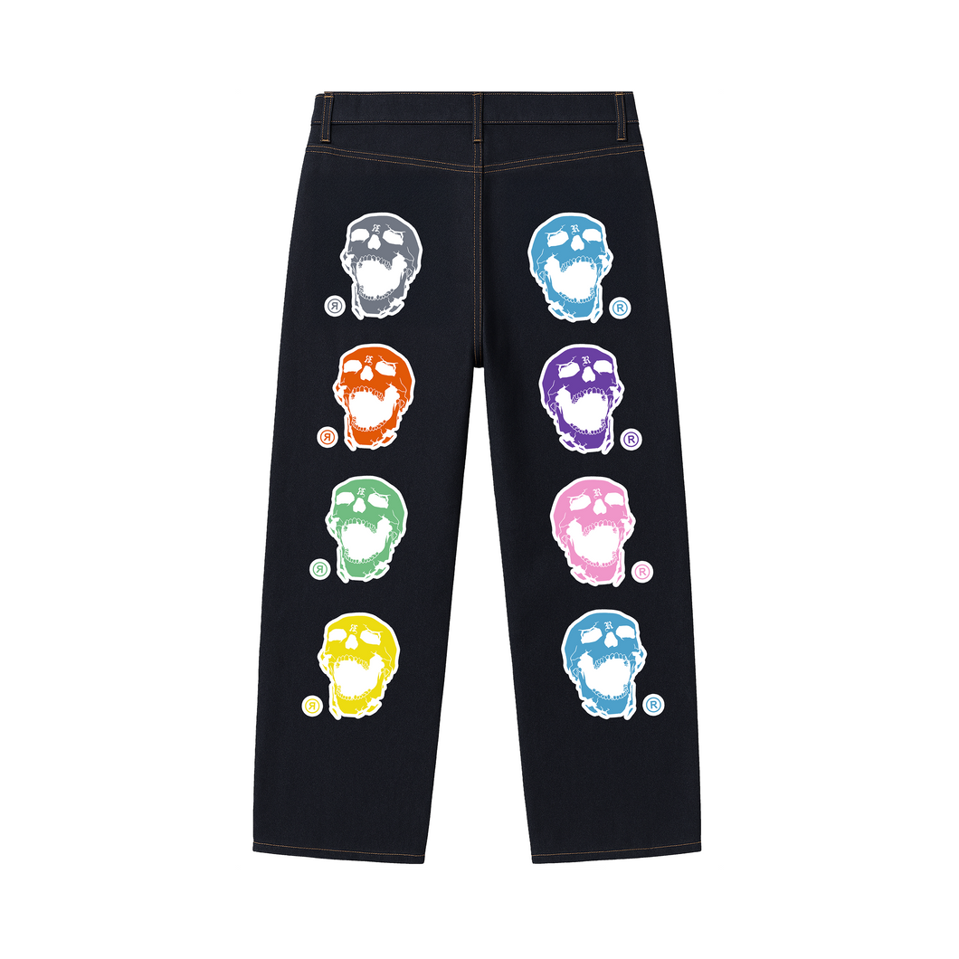 <3 BAGGY DENIM PANT DARK RINSE